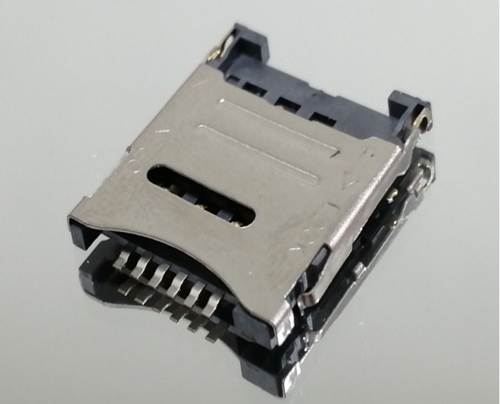 MICRO SIM卡座 CARD 掀盖式6PIN