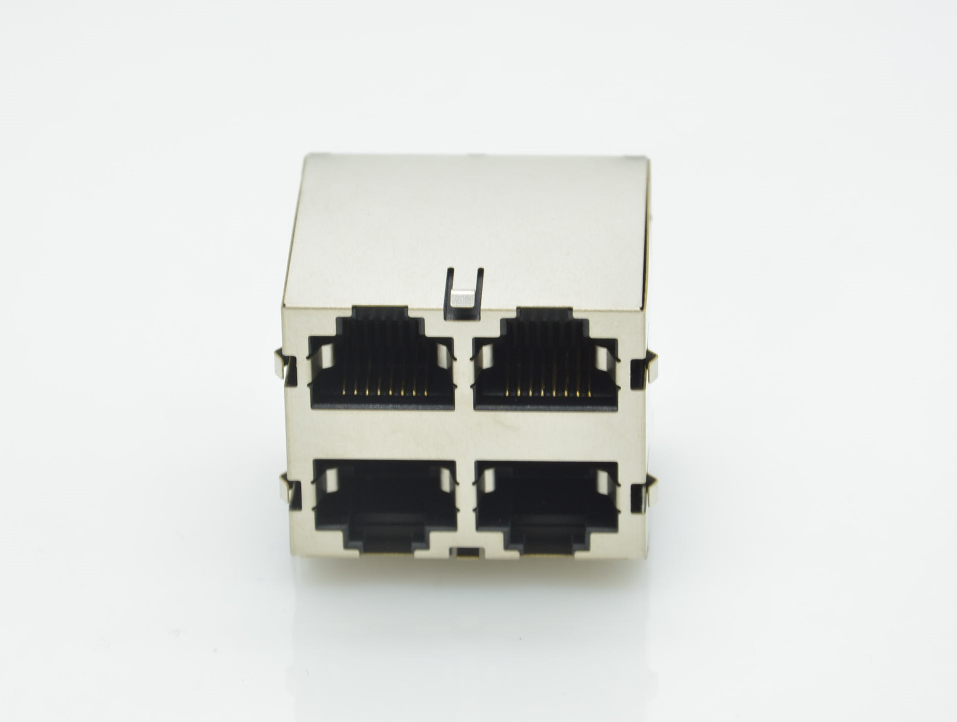 RJ45 2X2屏蔽带弹