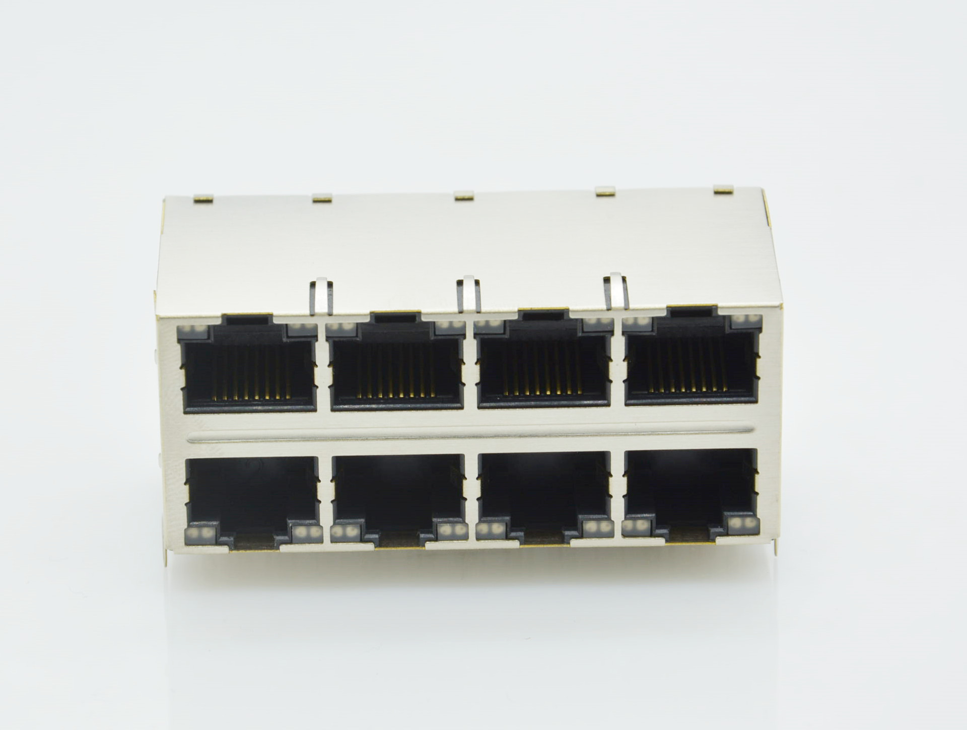 RJ45 2X4百兆带灯